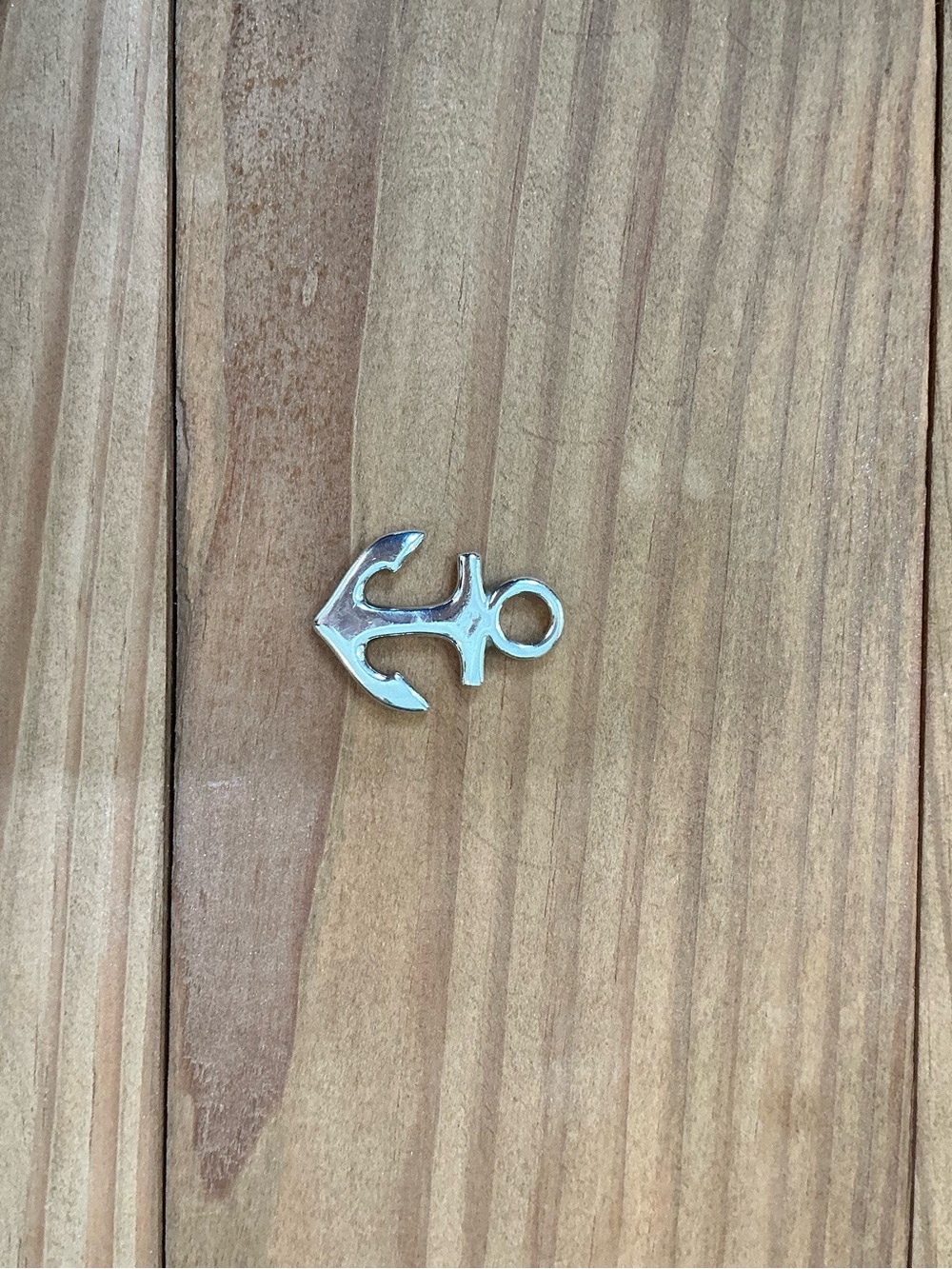 James Avery RETIRED Silver Anchor Pendant - Picture 2 of 2